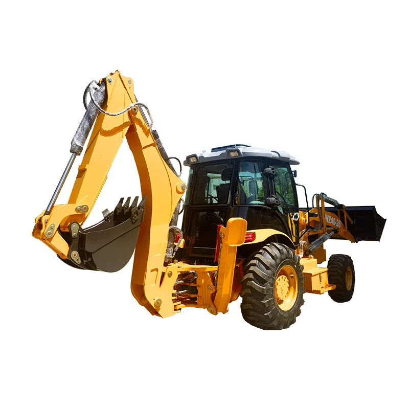8 Ton Wheel Mini Loader Farm Construction Machinery Small Backhoe Loader For Sale