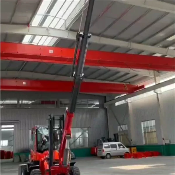 High quality 3 ton telescopic forklift jib boom crane mounted on forklift for sale