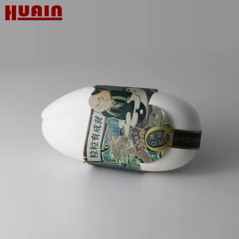 Изготовленная на заказ упаковка из целлюлозы биоразлагаемая Экологически чистая упаковка из целлюлозы для вареников риса