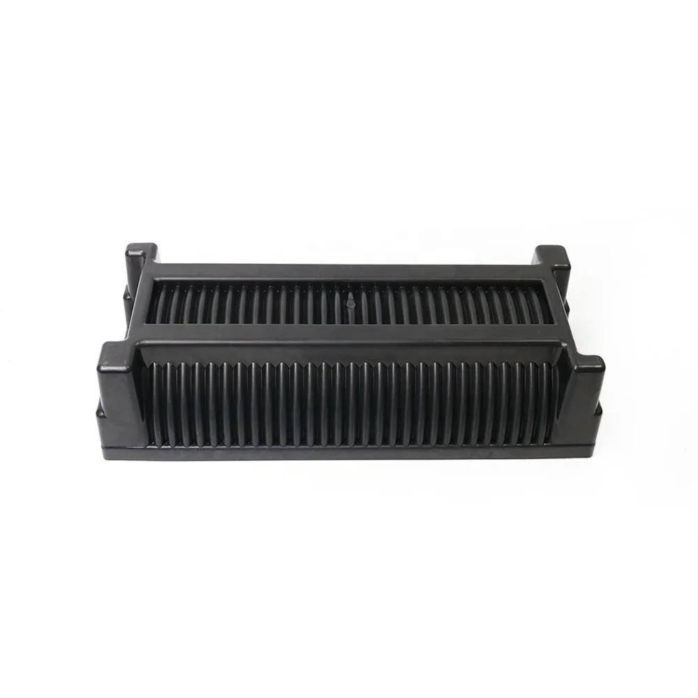 ESD Q-RT2 460*190*110mm Black plastic trays conductive SMT reel storage holder ESD SMD reel tray