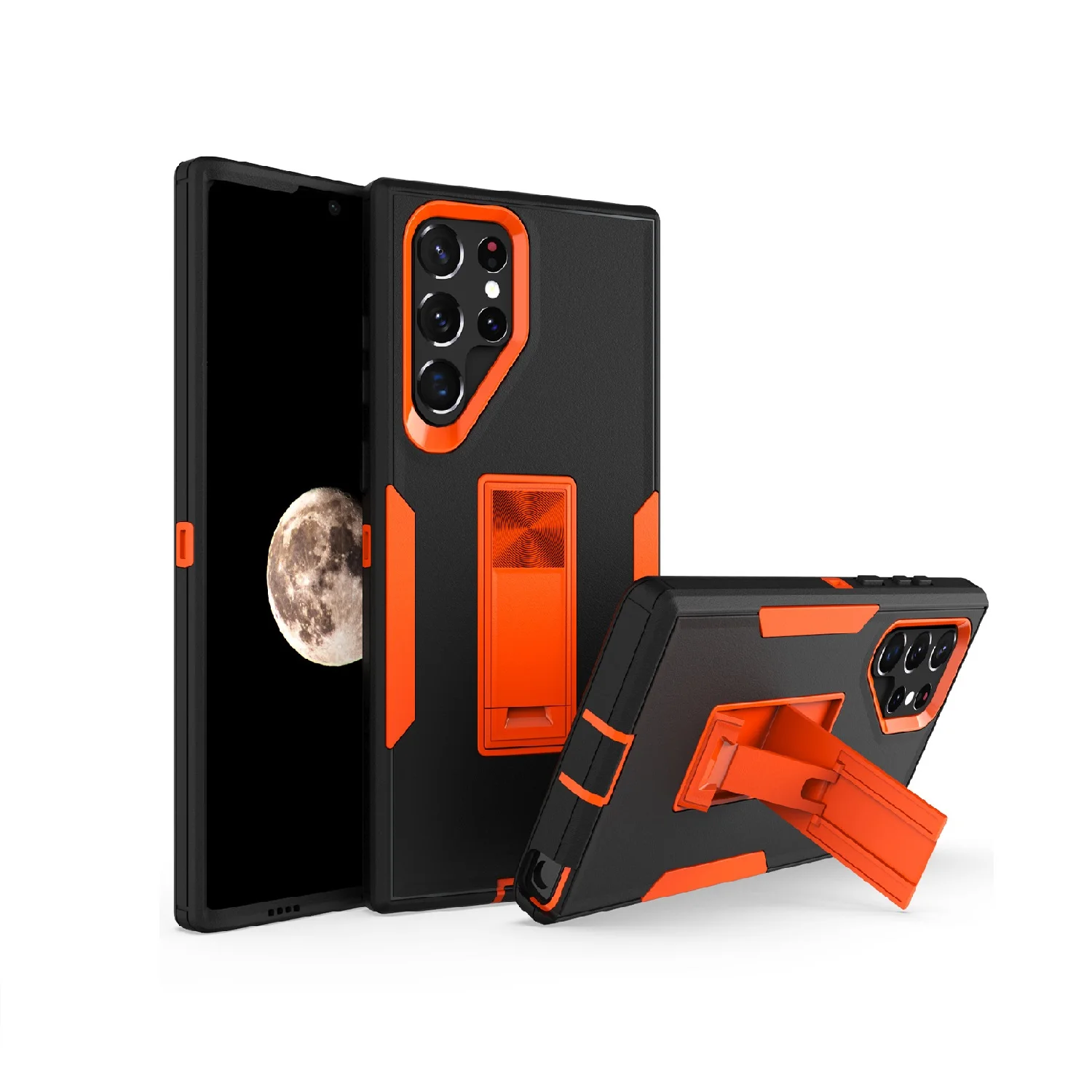 360 Defender Heavy Durty Shockproof 3 in 1 Case with Holder Kickstand for Samsung galaxy A53 A33 A13 A22 S21 FE S22 S23 ULTRA