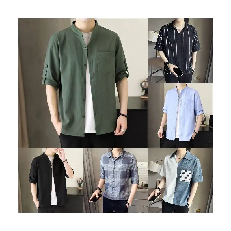 Wholesale 2024 Mens Clothes Leopard Printed Disco Shirts Short Sleeve Button Down Casual Shirt for Club Rock Party Camicia Uomo