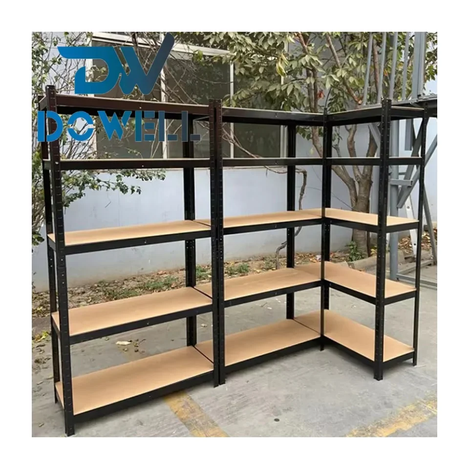 QINGDAO Storage Shelves Adjustable Height Heavy Duty 5-Tier Garage Shelving Unit Metal Multi-Use Storage Rack Estantes Metalicos