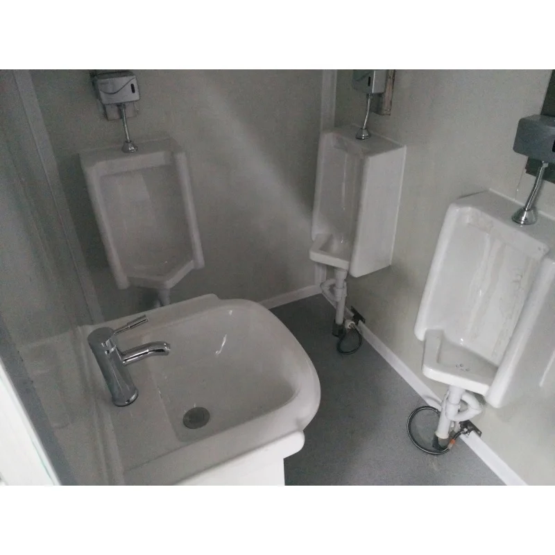 China flexible garden container house factory VIP  trailer toilet room unit  for sale