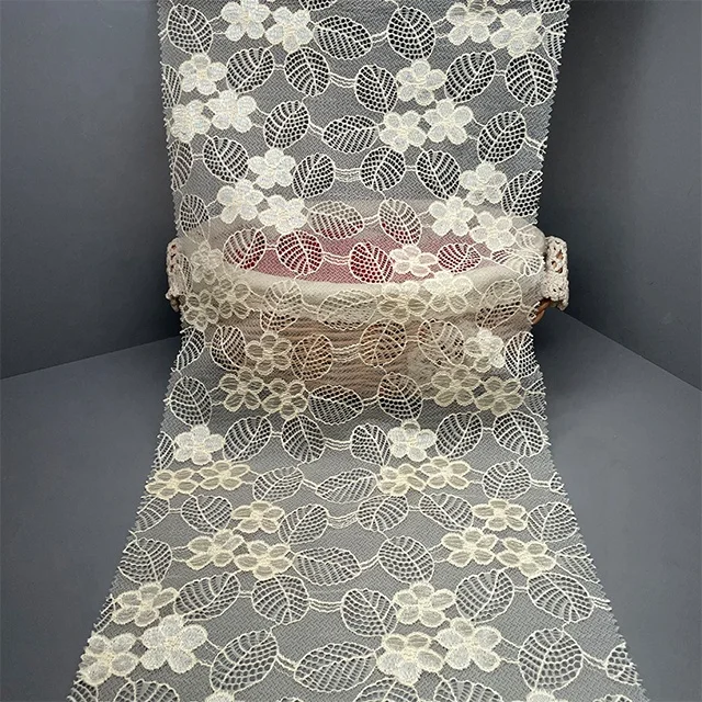 TUTON French Flower Lace 140 CM Nylon Net Fabric Wholesale For Women Dress