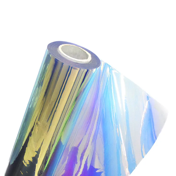 Fashion Waterproof Clear Rainbow Color Changeable TPU Film Sheet Roll