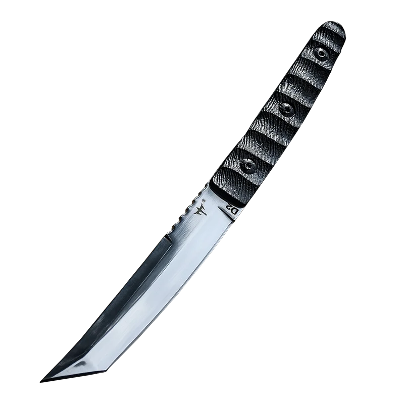 Survival Knives Camping Outdoor Utility Tactical Hunting Knife D2 Steel Fixed Blade Wholesale Custom Logo