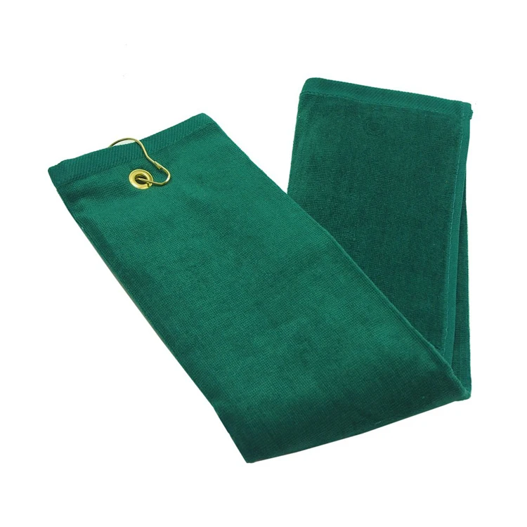 wholesale golf towel with magnet golf bag towel microfiber with waffle golf magnetic towel