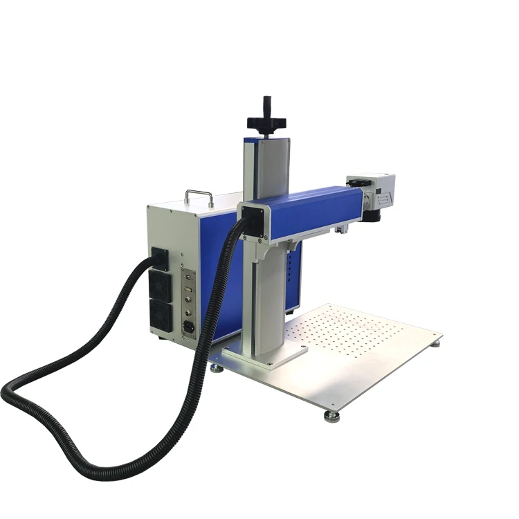 Split Desk Portable Fiber Laser Color Marking Machine For Stainless Steel
