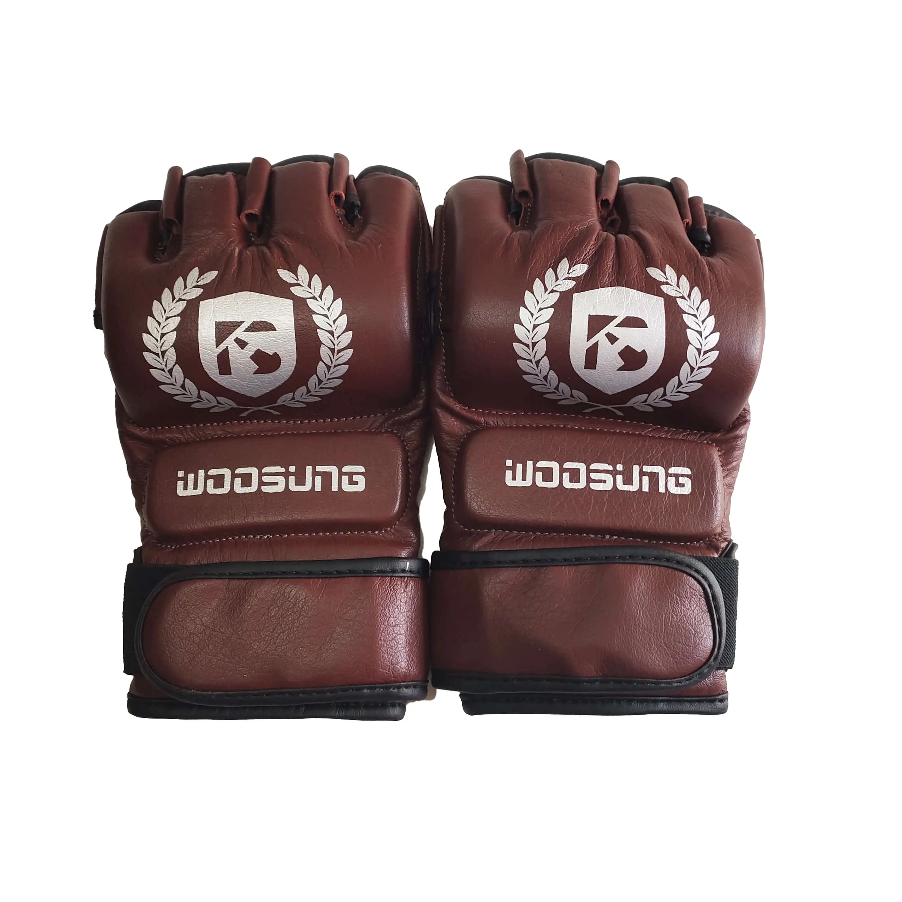 Wholesale mma gloves leather custom professional logo design your own mma gloves