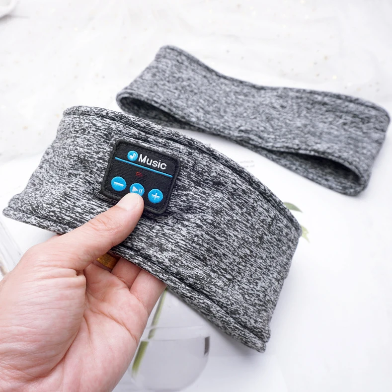 New design Sleep Head phone Headband Yoga Running Headband Blue tooth Music Sports headband wireless sleep headphones eye mask