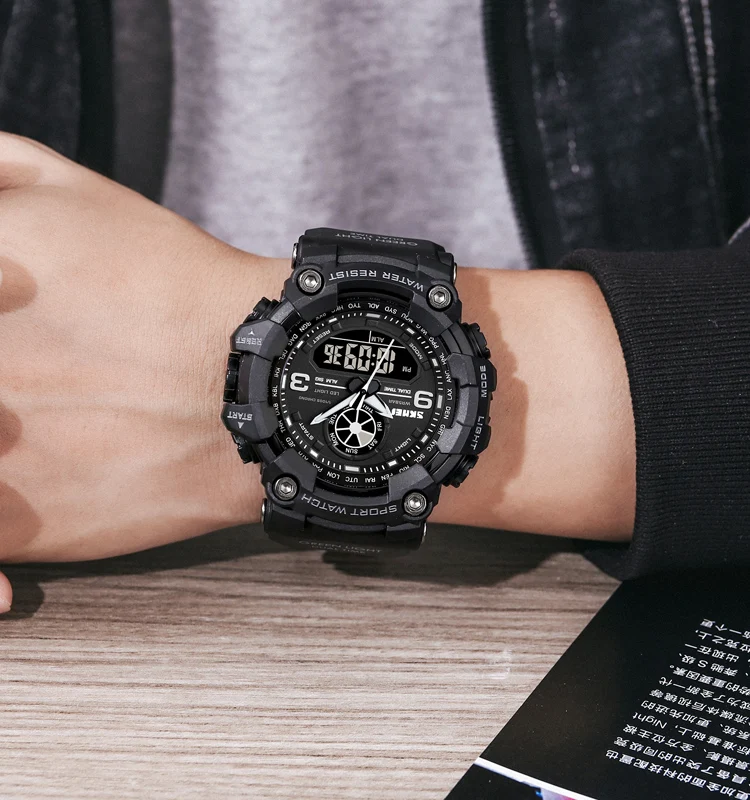 SKMEI 1818 Wholesale Popular Men Sports Quartz Wrist Watches Waterproof Luxury Digital Watches