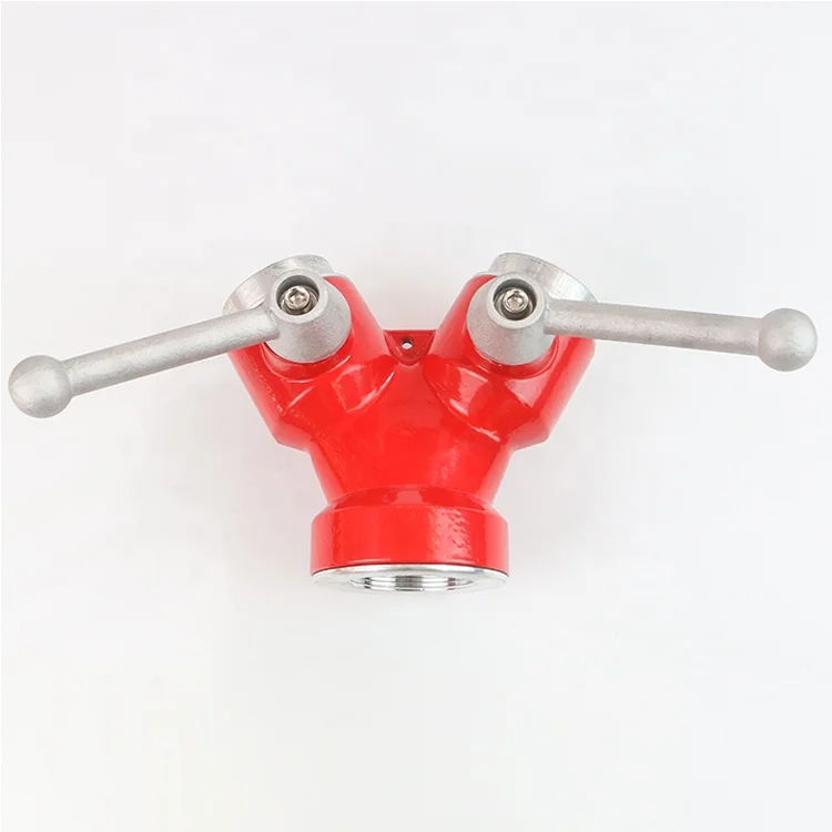 
Factory supply aluminum or brass safety equipment rescue tools red paint finished fire water divider 