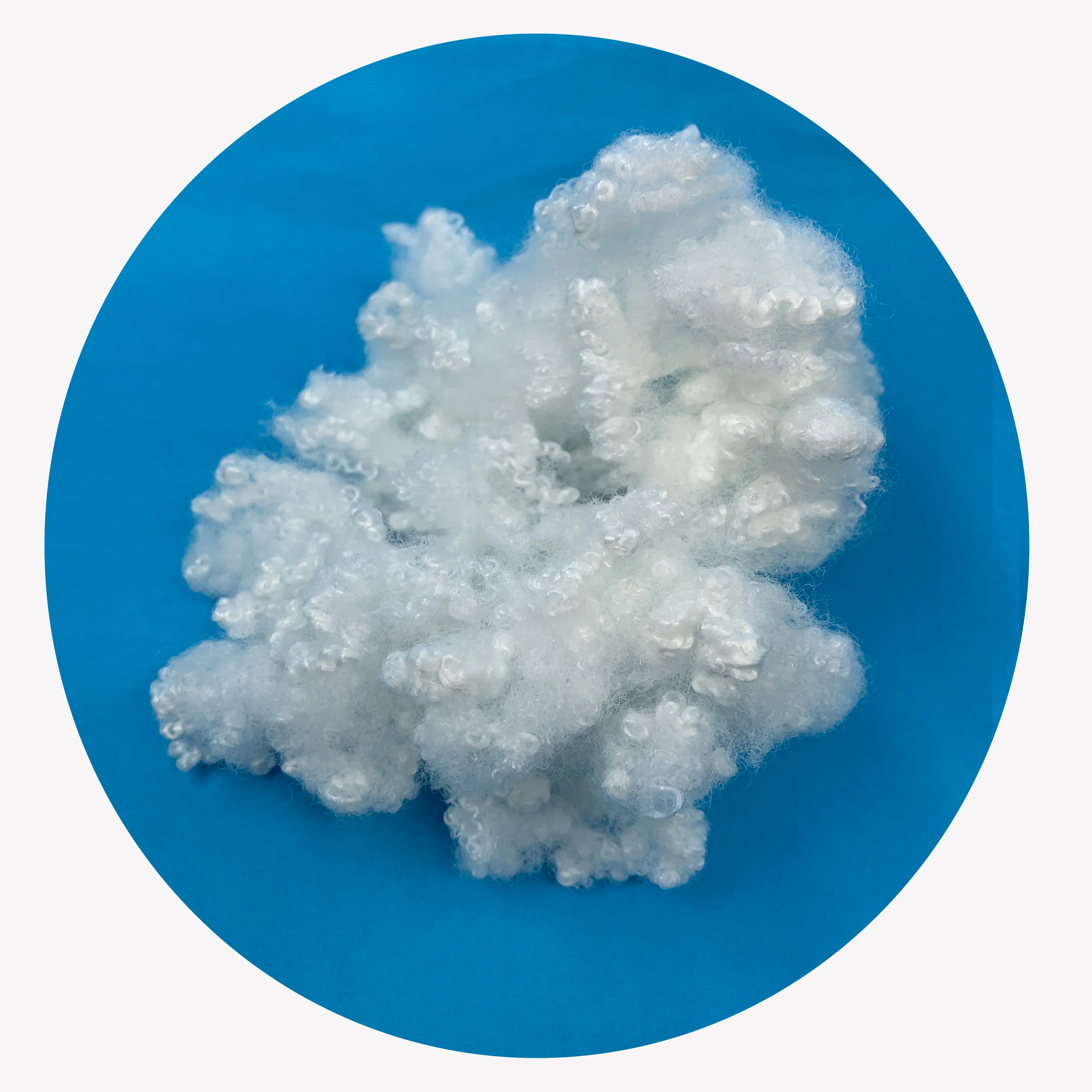 Наполнитель из степлетного волокна hc/hcs для медведей Тедди 100% полиэстер 15x64