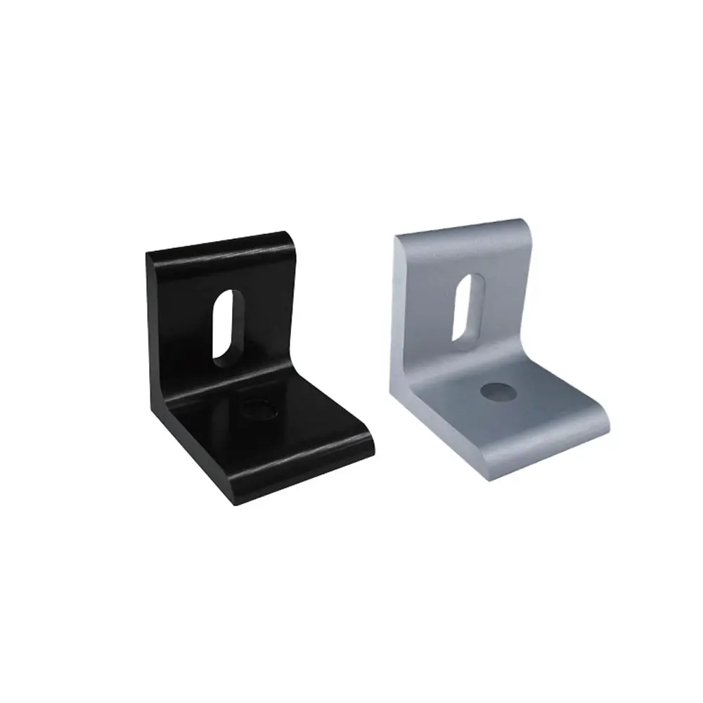 Wholesale Aluminum Alloy L Shape Right Angle Corner Connector Inside Corner Bracket for 40*40*36 Series Aluminum Profile