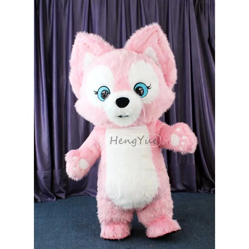 Giant Inflatable Mascot Costumes Business Restaurant Customized Pink Teddy Bear Mascot costume for Adult Wedding Decoration
