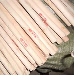 China supplier housekeeping cleaning wood material mop stick handles wooden stick for brooms