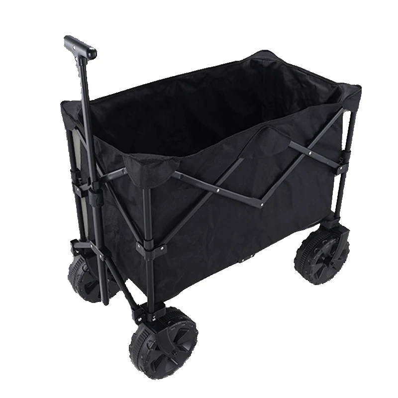 Hot Sell Garden Trolley Wagon Cart Hand Truck 600D Oxford Folding Beach Wagon