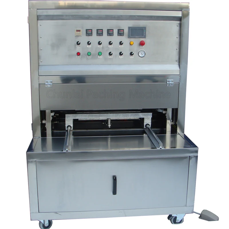 Automatic Pork Fish Meat Tray Vacuum Nitrogen Injection Sealing Machine