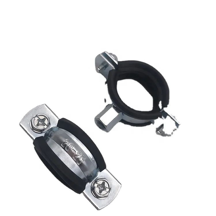 
 Тяжелый резиновый шланговый зажим M8 Стальные трубные зажимы размер дюйма  
