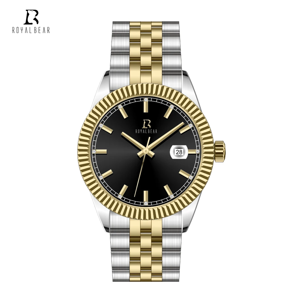  Custom automatic mechanical stainless steel men watches