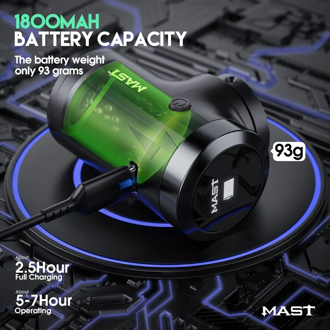 Tattoo wireless pen machine MAST FLIP PRO  stroke changed