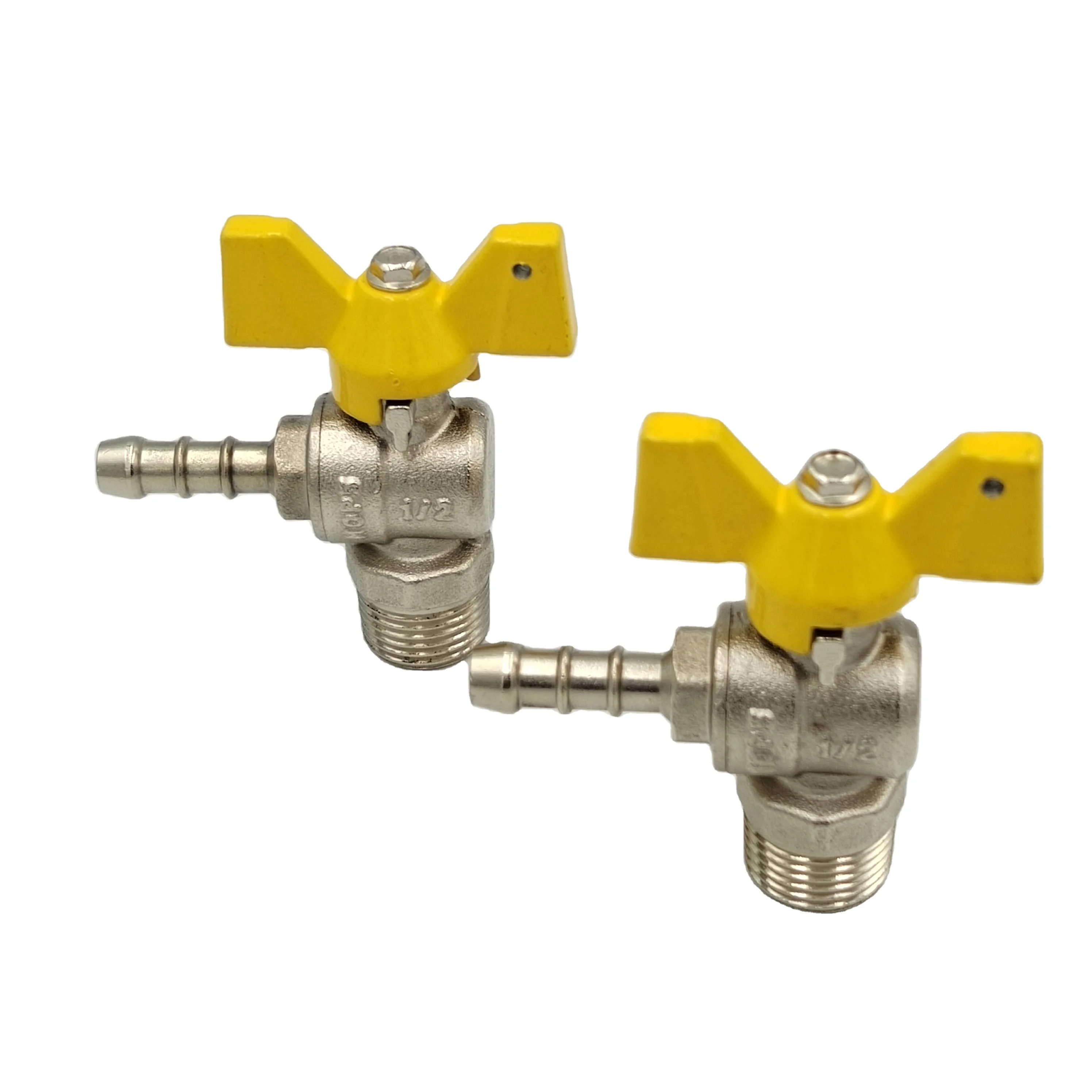 Brass Barbed Gas Valve for LPG 1/2 Inch Forged Brass Pressure Reducing Valve for Gas