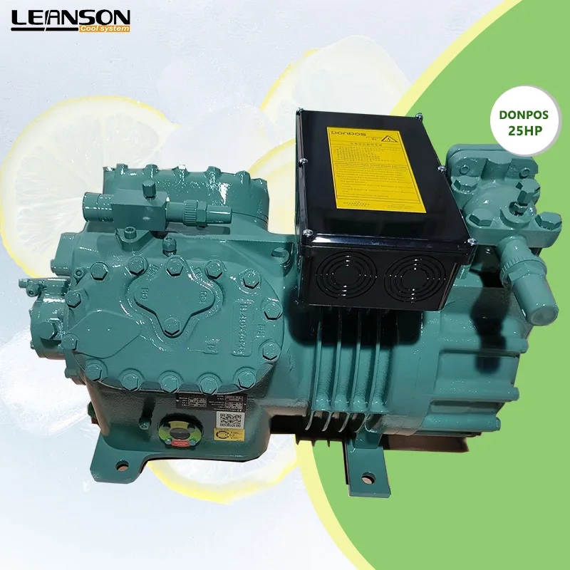 Высокотемпературные Промышленные компрессоры для сохранения свежести овощей, 25 л.с., полугерметичные для холодильного хранения