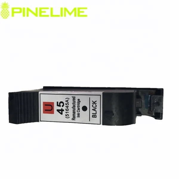 Pinelime Remanufactured Ink Cartridge Hp45 51645A Plotter Cartridge Full Printer Accessory Original Hp 65 Black Ink Cartridge