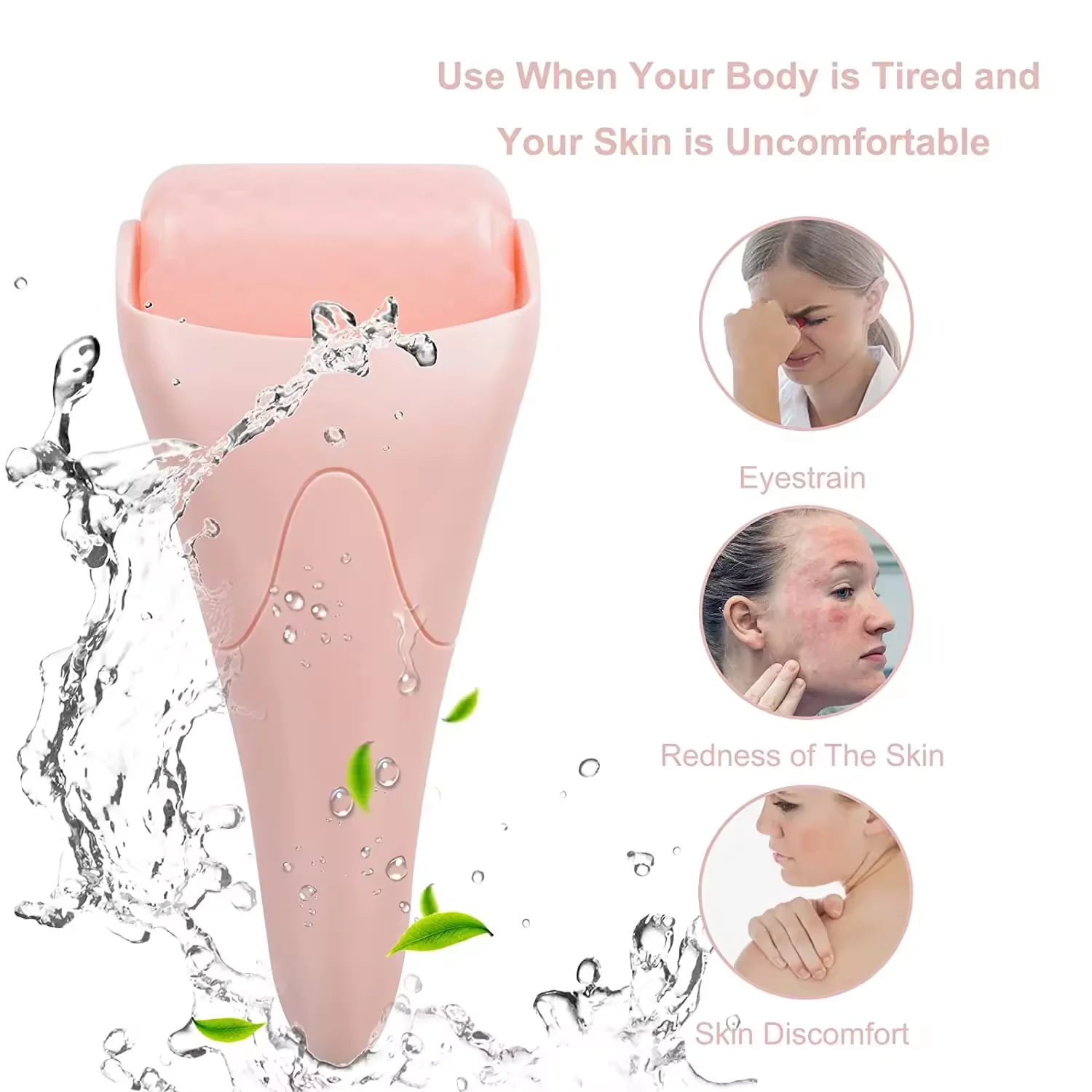 Personal Care Beauty 3D Face Massage Ice Roller Eye and Facial Roller for Skin Care Features Skin Tightening and Facelift