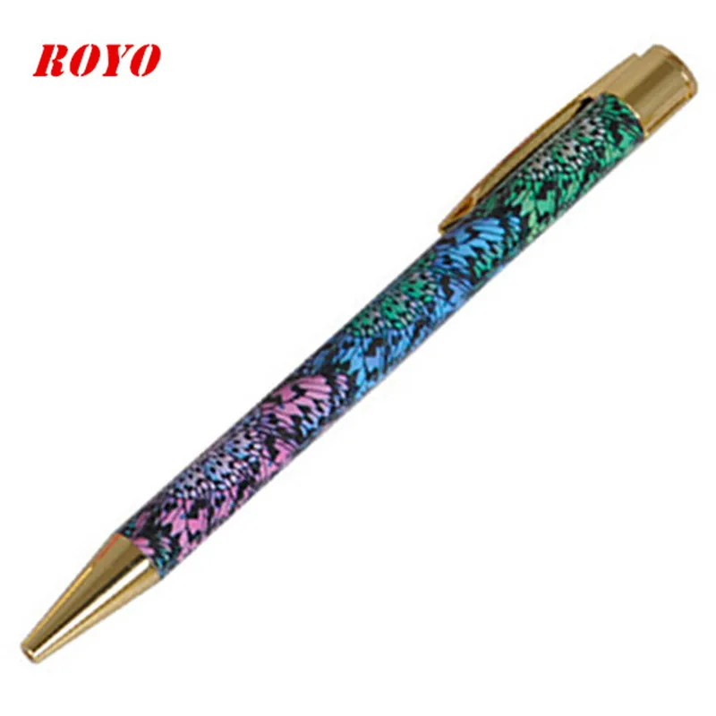 
2020 Hot Sale Personalized Heat Transfer Printing Custom Pattern Ballpoint Pens Printing Barrel Pen For Promotional Advertising 