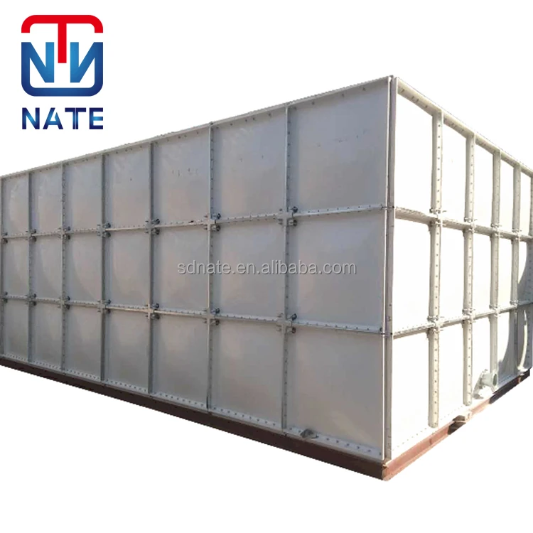6000l bolted grp cube reservoir water tank price