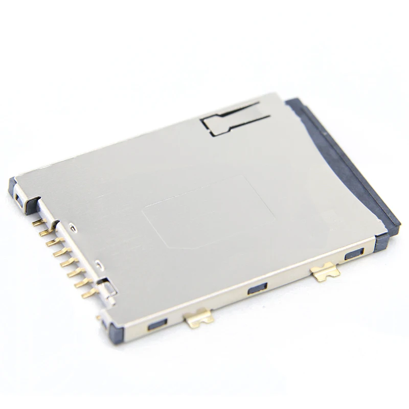 
Push-Push 8+1Pin SIM Card Connector IC Smart GSM Card Connector for Phone Communication 