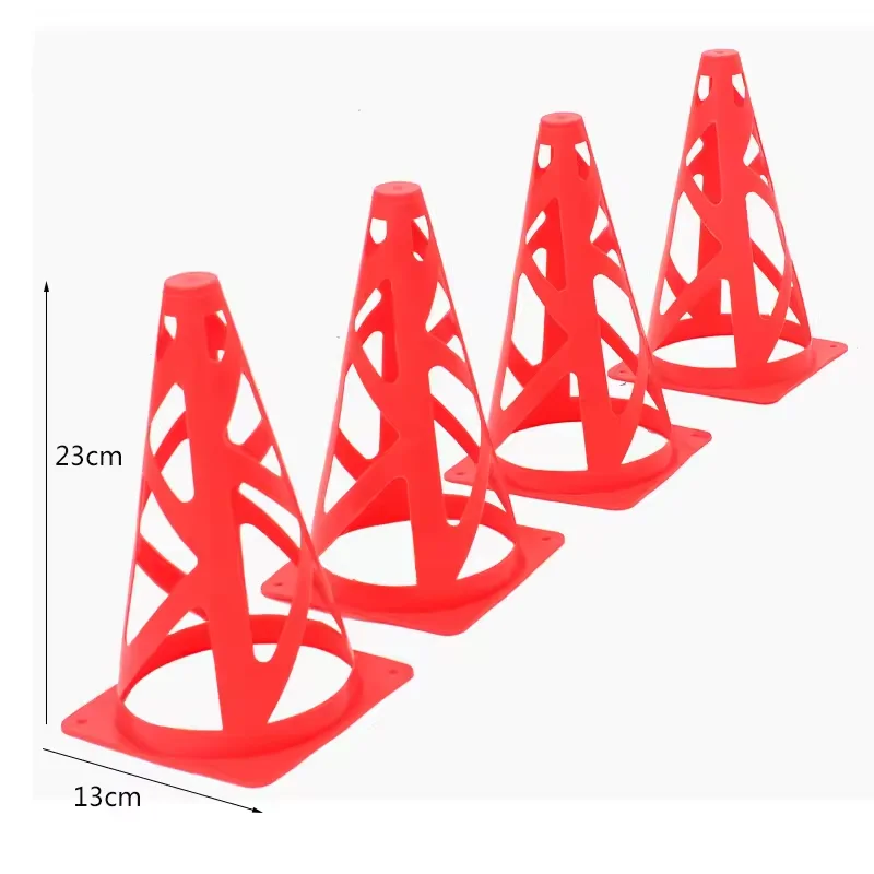 High Quality soccer training equipment Hollow design football training cone for agility training