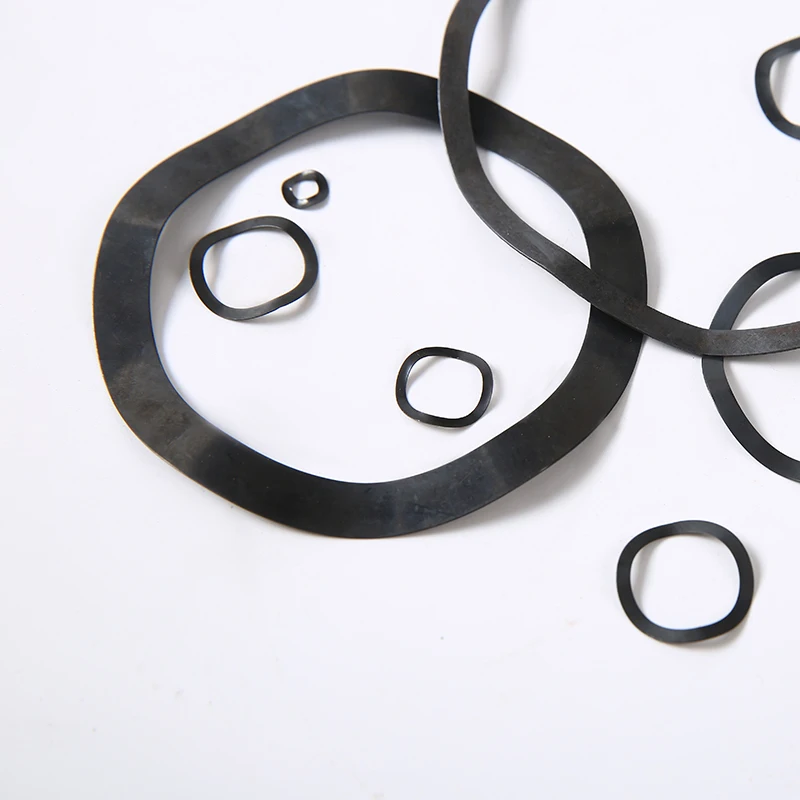 M70*80*0.6mm Various specifications Din 137 Black Oxide Wave Spring Washers Steel Lock Washer for Screw Bolt