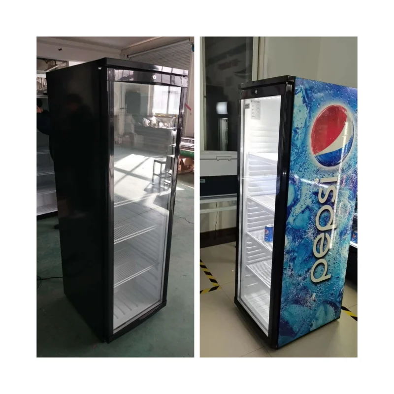 Kenkuhl upright fridge beverage cooler drinks refrigerator convenience store juice refrigerators