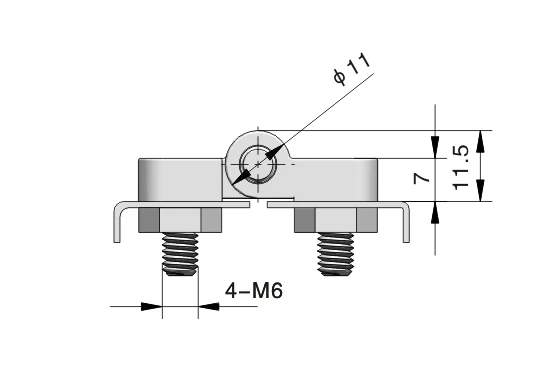 Manufacturers Meigu Locks CL290-2 Latch 54x40mm Powder Coated Chrome Zinc alloy cabinet door butterfly hinge