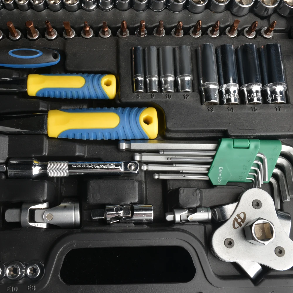 108 Piece Combination Wrench Socket, Special Car Kit for Maintenance and Repair of Automobile and Mechanical Vehicles