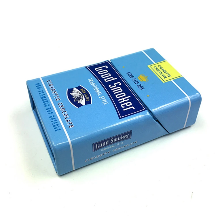 New Arrival High Fashion Custom Print Squared Plain Cigarette Pack Tin Box With Hinged Lid Wholesale