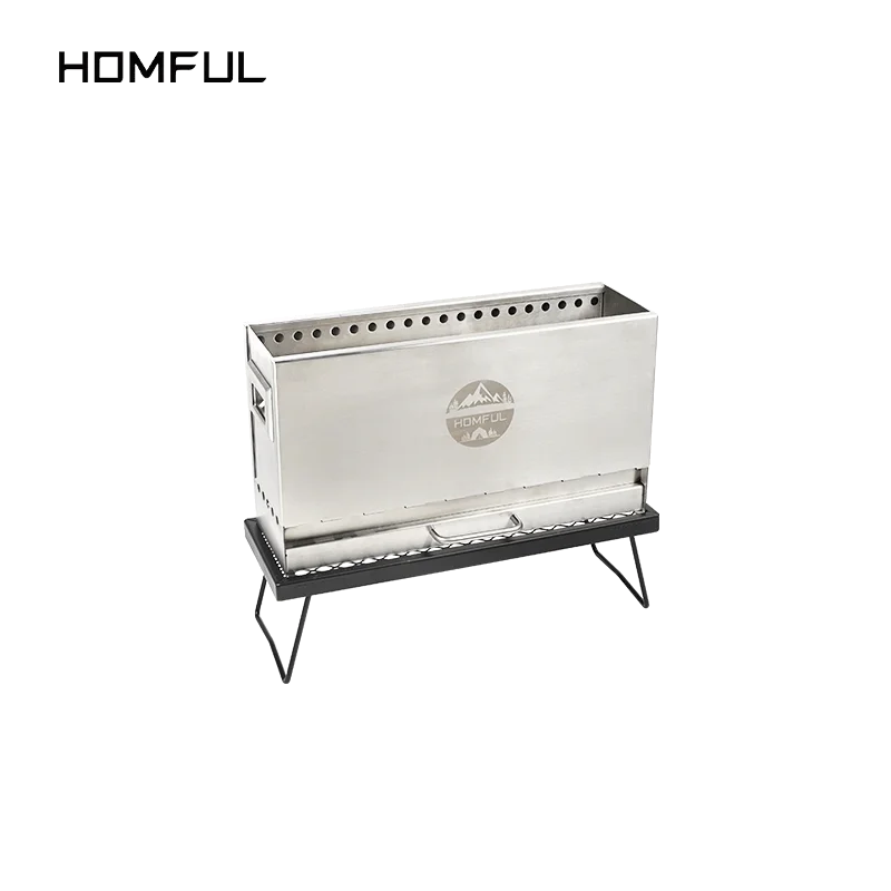 Homful new arrival outdoor camping kitchen tools portable folding bbq barbecue grill