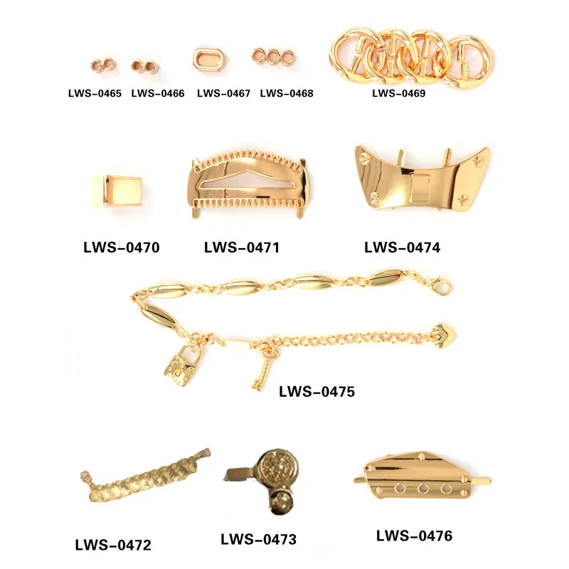 HJ Wholesale Shoe Buckle Name Shoe Buckle Parts Hole Shoe Buckle