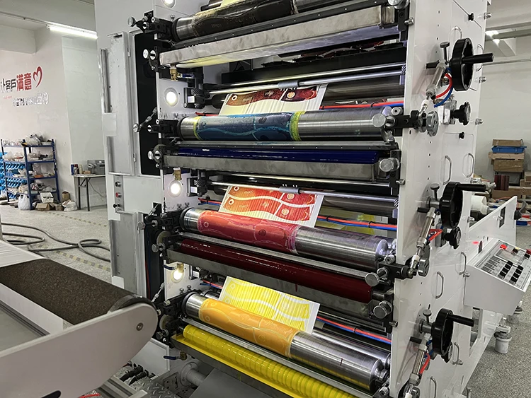 4 5 6 high speed paper flexo printer disposable paper cup plate flexo printing machine mini 850