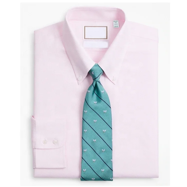 graceful office slim fit for MTM pink navy white light blue formal business  button down shirt men
