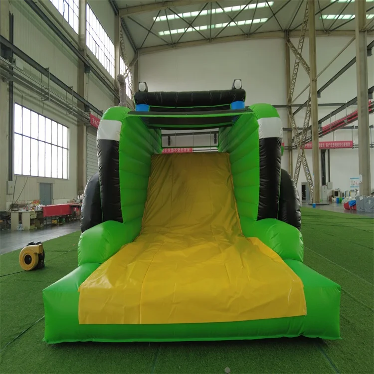 Inflatable Tractor Obstacle Course for Kids Crawling and Crossing Games inflatable slide car