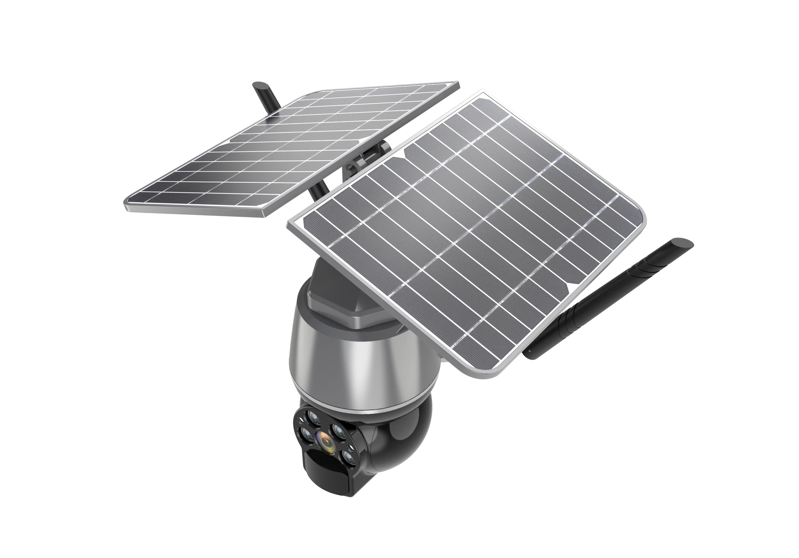 Newly Novel Outdoor HD Video PTZ CCTV IP Wireless Security System Surveillance Solar Panel Energy Power Supply WIFI Solar Camera