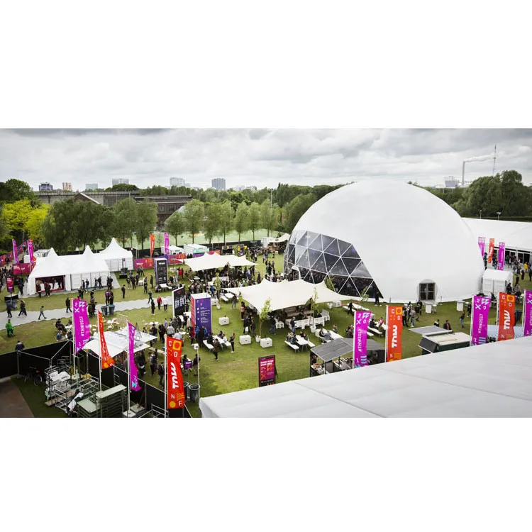 3m 4m 5m 6m South Africa 4 Man Prefab House Glamping Geodesic Dome Tent