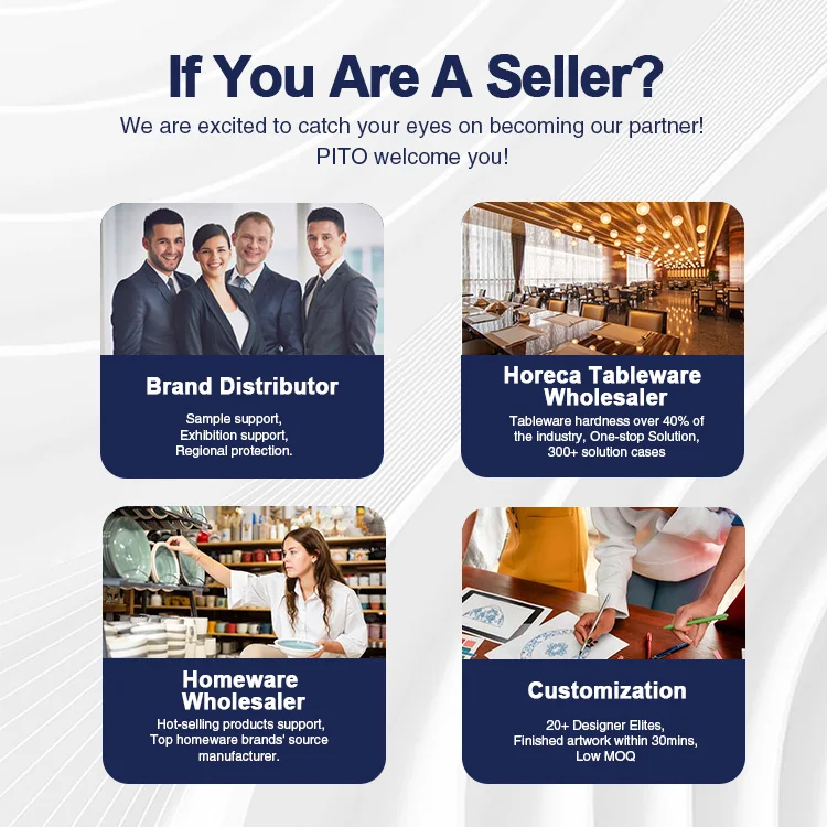 P&T Japanese and Korean style 8 inch Steak flat plate Porcelain dinnerware ceramic dinner plate