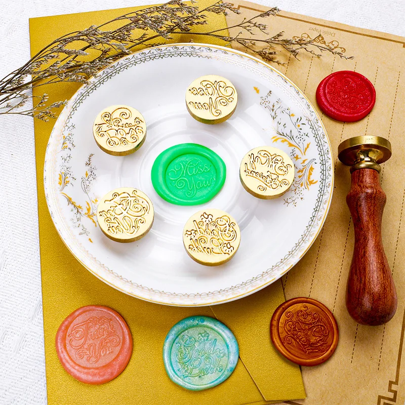 Hot selling Custom Embossing Wax Seal Stamps Seal Labels Sealing Wax Sticker with Your Design