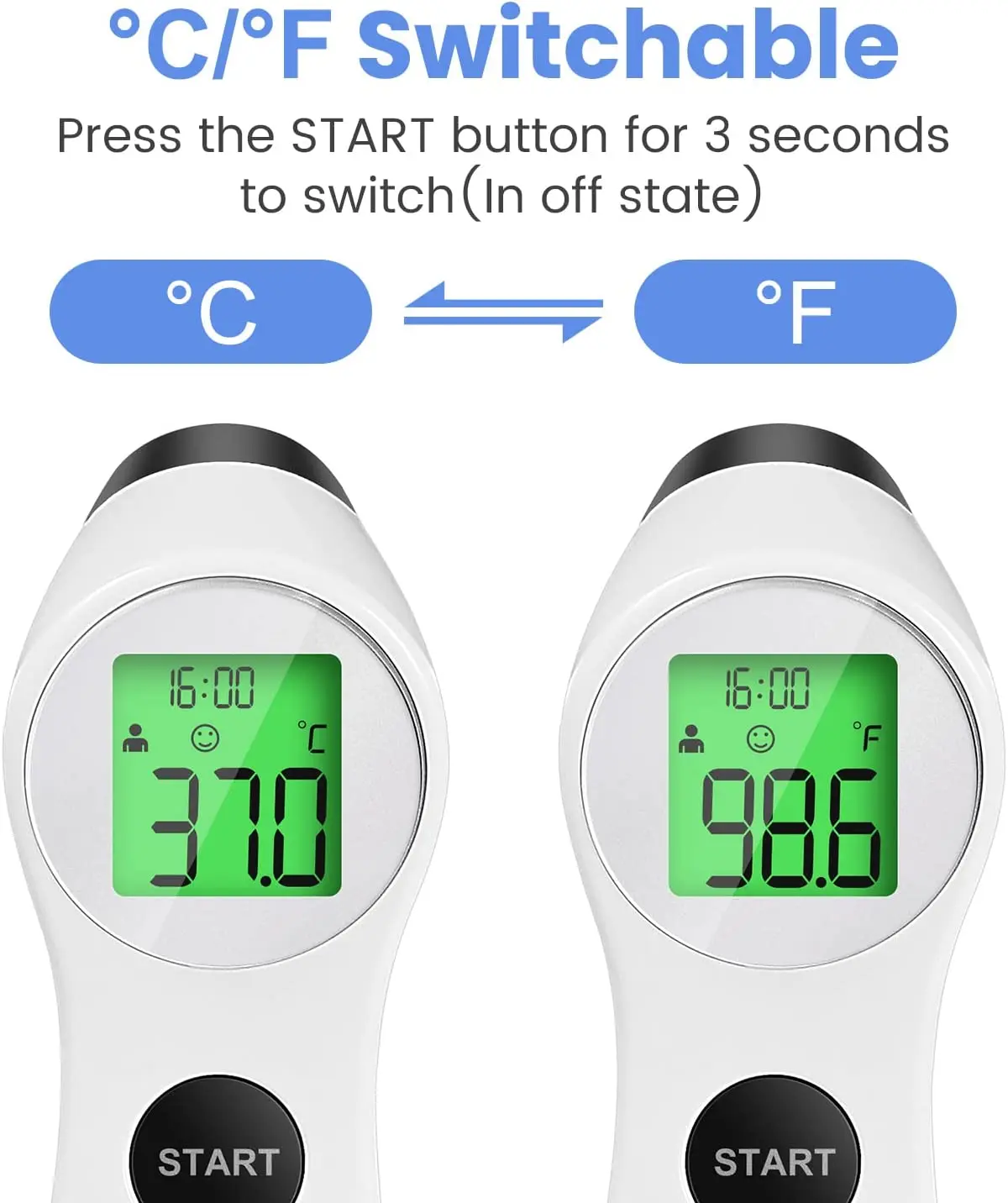 Sejoy infrared thermometer medical thermometer gun forehead thermometers
