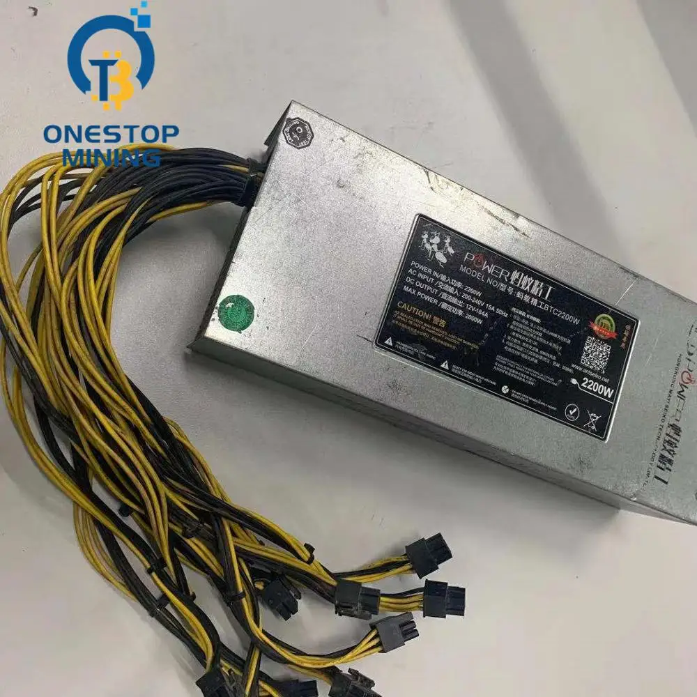 Быстрая доставка, б/у блок питания 2000 Вт, блок питания Antpower